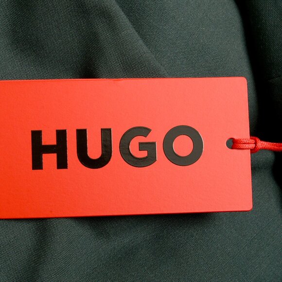 Hugo Boss Men's "Hesten232X" Extra Slim Fit Green Wool Dress Pants US 38R IT 54 - Picture 4 of 5